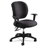 Alday Intensive-use Chair, Supports Up To 500 Lbs., Black Seat-black Back, Black Base