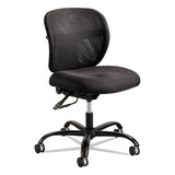 Vue Intensive-use Mesh Task Chair, Supports Up To 500 Lbs., Black Seat-black Back, Black Base