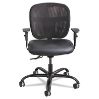 Vue Intensive-use Mesh Task Chair, Supports Up To 500 Lbs., Black Seat-black Back, Black Base