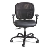 Vue Intensive-use Mesh Task Chair, Supports Up To 500 Lbs., Black Seat-black Back, Black Base