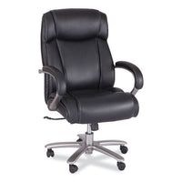 Lineage Big & Tall High Back Task Chair, Max 500 Lb, 20.5" To 24.25" High Black Seat, Chrome Base, Ships In 1-3 Business Days