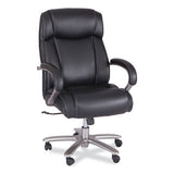 Lineage Big & Tall High Back Task Chair, Max 500 Lb, 20.5" To 24.25" High Black Seat, Chrome Base, Ships In 1-3 Business Days