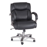 Lineage Big&tall Mid Back Task Chair 24.5" Back, Max 350lb, 19.5" To 23.25" High Black Seat,chrome,ships In 1-3 Business Days