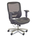 Lineage Big & Tall All-mesh Task Chair, Supports 400lb, 19.5" - 23.25" High Black Seat,chrome Base,ships In 1-3 Business Days