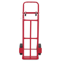 Two-way Convertible Hand Truck, 500-600 Lb Capacity, 18w X 51h, Red