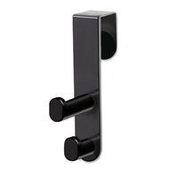 Plastic Coat Hook, 1 Hook, 1 3-4 X 5 1-4 X 4, Black