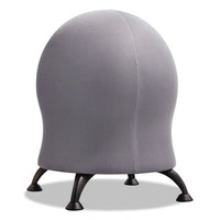 Zenergy Ball Chair, Gray Seat-gray Back, Black Base