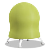 Zenergy Ball Chair, Grass Seat-grass Back, Silver Base