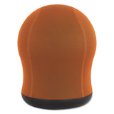 Zenergy Swivel Ball Chair, Orange Seat-orange Back, Black Base