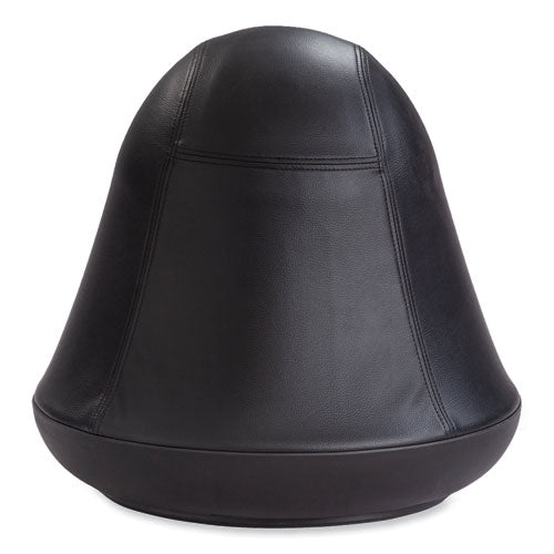 Runtz Swivel Ball Chair, Backless, Supports Up To 250 Lb, Black Vinyl, Ships In 1-3 Business Days