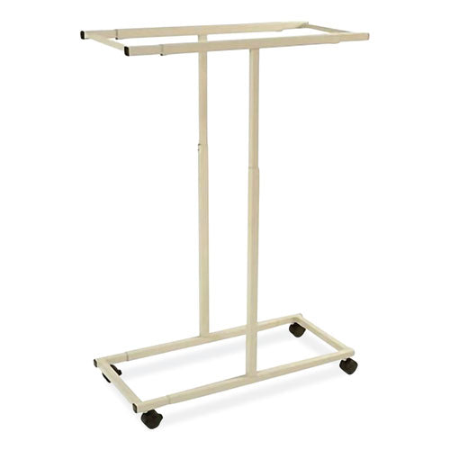 Mobile Vertical File, 12 Hanging Clamps, 39.25w X 16d X 52h, Tan, Ships In 1-3 Business Days