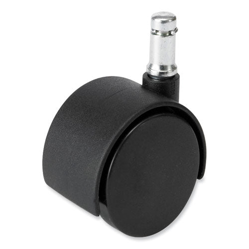 Task Master Carpet Casters, 2" Wheel, Black, 5/set, Ships In 1-3 Business Days
