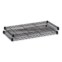 Commercial Extra Shelf Pack, 36w X 18d X 1h, Steel, Black, 2/pack