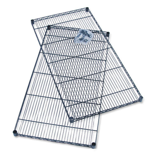 Industrial Extra Shelf Pack, 48w X 18d X 1.5h, Steel, Black, 2/pack