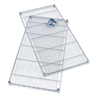 Industrial Extra Shelf Pack, 48w X 18d X 1.5h, Steel, Metallic Gray, 2/pack