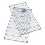 Industrial Extra Shelf Pack, 48w X 18d X 1.5h, Steel, Metallic Gray, 2/pack