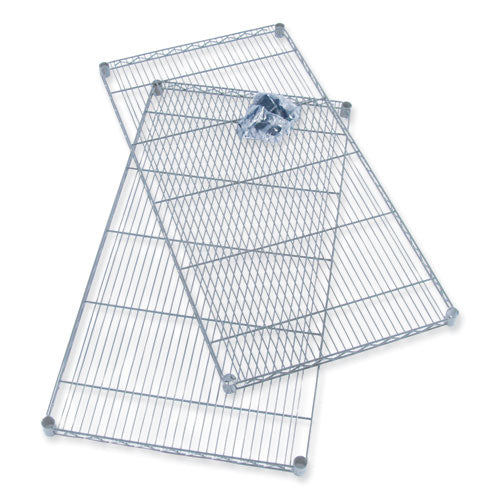 Industrial Extra Shelf Pack, 48w X 18d X 1.5h, Steel, Metallic Gray, 2/pack
