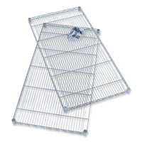Industrial Extra Shelf Pack, 48w X 24d X 1.5h, Steel, Metallic Gray, 2/pack
