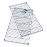 Industrial Extra Shelf Pack, 48w X 24d X 1.5h, Steel, Metallic Gray, 2/pack