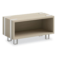 Ready Home Office Small Stackable Storage, 1-shelf, 24w X 12d X 12.25h, Beige/white, Ships In 1-3 Business Days