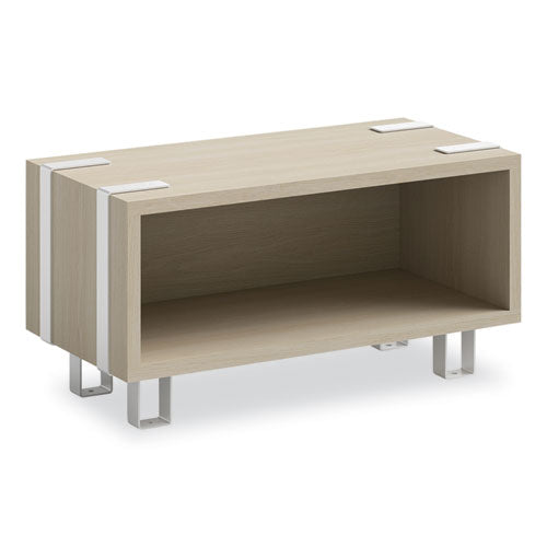 Ready Home Office Small Stackable Storage, 1-shelf, 24w X 12d X 12.25h, Beige/white, Ships In 1-3 Business Days