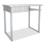 Mirella Soho Desk With Drawer, 36.25" X 22.25" X 30", Gray, Ships In 1-3 Business Days