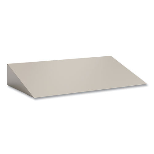 Triple Sloped Metal Locker Hood Addition, 36w X 18d X 6h, Tan, Ships In 1-3 Business Days