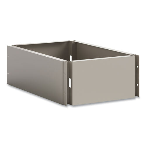 Single Continuous Metal Locker Base Addition, 11.7w X 16d X 5.75h, Tan, Ships In 1-3 Business Days