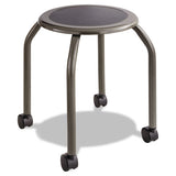 Diesel Industrial Stool With Stationary Seat, 30" Seat Height, Supports Up To 250 Lbs., Pewter Seat-pewter Back, Pewter Base