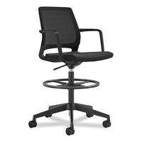 Medina Extended-height Chair, Supports Up To 275 Lb, 23" To 33" High  Black Seat,  Black Back/base,ships In 1-3 Business Days