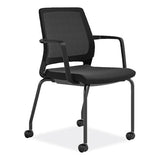 Medina Guest Chair, Supports Up To 275 Lb, 18" Seat Height, Black Seat/back/base, Ships In 1-3 Business Days