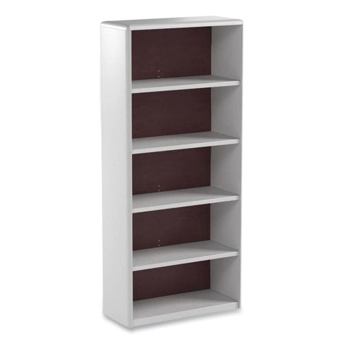 Valuemate Economy Bookcase, Five-shelf, 31.75w X 13.5d X 67h, Gray, Ships In 1-3 Business Days