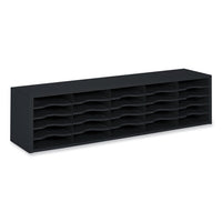 E-z Sort Sorter Module, 20 Compartments, 57.5 X 13 X 14.25, Black, Ships In 1-3 Business Days