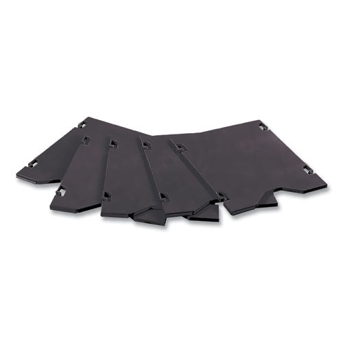 E-z Sort Additional Mail Trays, 5 Shelves, 11 X 12.5 X 0.5, Black, Ships In 1-3 Business Days