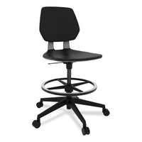 Commute Extended Height Task Chair, Up To 275 Lb, 22.25" To 32.25" Seat Height, Black Seat/back/base, Ships In 1-3 Bus Days