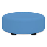 Learn 15" Round Vinyl Floor Seat, 15" Dia X 5.75"h, Baby Blue, Ships In 1-3 Business Days