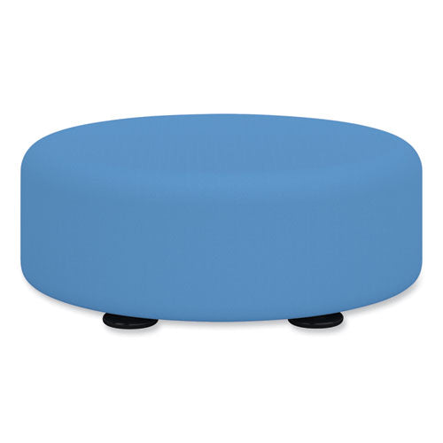 Learn 15" Round Vinyl Floor Seat, 15" Dia X 5.75"h, Baby Blue, Ships In 1-3 Business Days