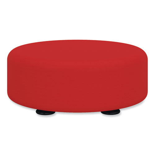 Learn 15" Round Vinyl Floor Seat, 15" Dia X 5.75"h, Red, Ships In 1-3 Business Days