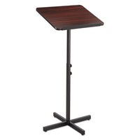 Adjustable Speaker Stand, 21w X 21d X 29.5h To 46h, Mahogany-black