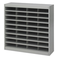 Steel-fiberboard E-z Stor Sorter, 36 Sections, 37 1-2 X 12 3-4 X 36 1-2, Gray