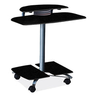 Eastwinds Series Fpd Computer Table, 28.5" X 26" X 29.5", Anthracite, Ships In 1-3 Business Days