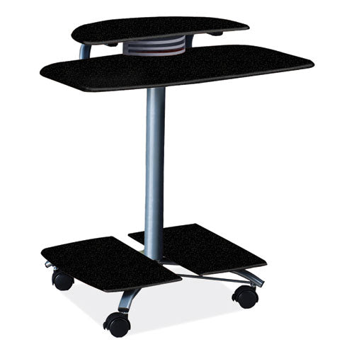 Eastwinds Series Fpd Computer Table, 28.5" X 26" X 29.5", Anthracite, Ships In 1-3 Business Days