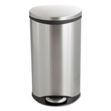 Step-on Medical Receptacle, 7.5 Gal, Stainless Steel