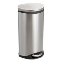 Step-on Medical Receptacle, 7.5 Gal, Stainless Steel