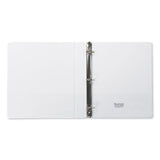 Earth's Choice Biobased D-ring View Binder, 3 Rings, 1" Capacity, 11 X 8.5, White