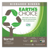 Earth's Choice Biobased D-ring View Binder, 3 Rings, 1.5" Capacity, 11 X 8.5, White
