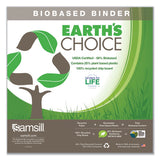 Earth's Choice Biobased D-ring View Binder, 3 Rings, 3" Capacity, 11 X 8.5, White