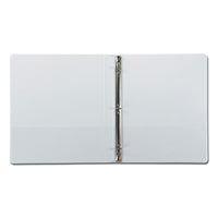 Earth's Choice Biobased Round Ring View Binder, 3 Rings, 0.5" Capacity, 11 X 8.5, White