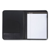 Professional Padfolio, Storage Pockets-card Slots, Writing Pad, Black
