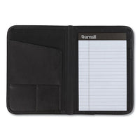 Professional Padfolio, 3-4w X 9 1-4h, Open Style, Black